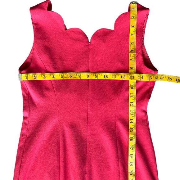Talbots Scalloped Dress Pink Nwt - Picture 5 of 11
